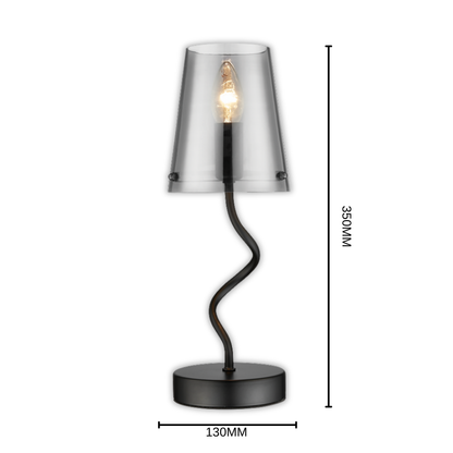 Whitehouse Lighting And Electrical Brightstar TL823 Matt Black Table Lamp  Brightstar