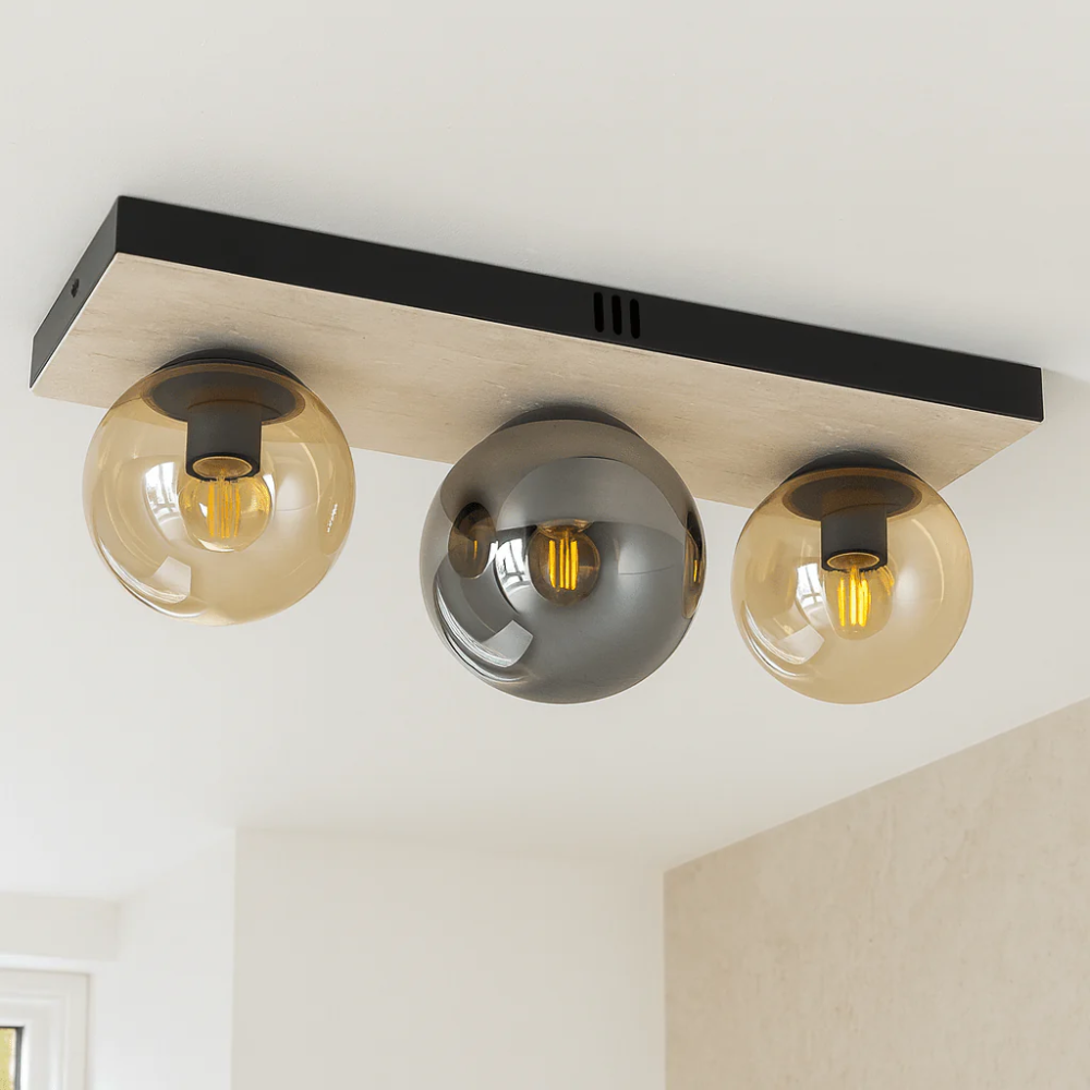 Whitehouse Lighting And Electrical Brightstar CF517 Black And Amber  Brightstar