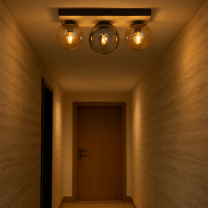 Whitehouse Lighting And Electrical Brightstar CF517 Black And Amber  Brightstar
