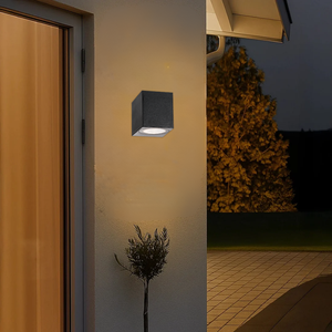 Brightstar L367 Outdoor Matt Black Wall Light