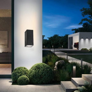 Brightstar L368 Outdoor Matt Black Wall Light