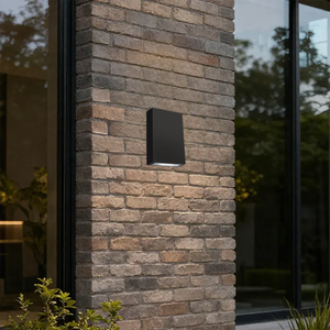 Brightstar L375 Outdoor Matt Black Wall Light