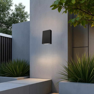 Brightstar L375 Outdoor Matt Black Wall Light