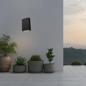 Brightstar L375 Outdoor Matt Black Wall Light
