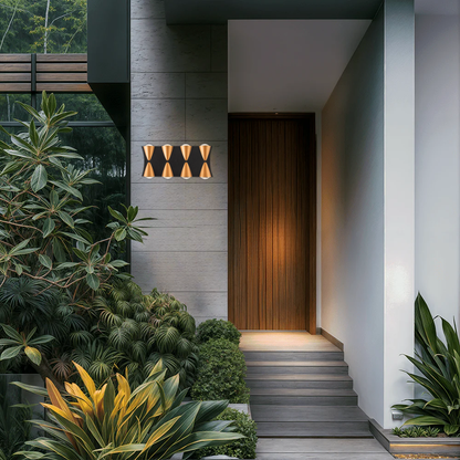 Whitehouse Lighting And Electrical Brightstar L556 Black And Gold Outdoor Light  Brightstar