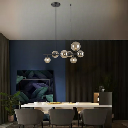 Whitehouse Lighting And Electrical Brightstar PEN471/7 Matt Black Pendant Light  Brightstar