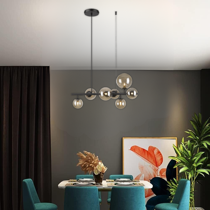 Whitehouse Lighting And Electrical Brightstar PEN471/7 Matt Black Pendant Light  Brightstar