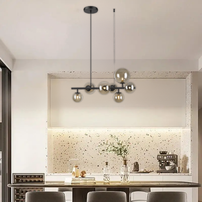 Whitehouse Lighting And Electrical Brightstar PEN471/7 Matt Black Pendant Light  Brightstar