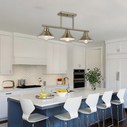 Whitehouse Lighting And Electrical Brightstar PEN844/3 Antique Brass Pendant Light  Brightstar