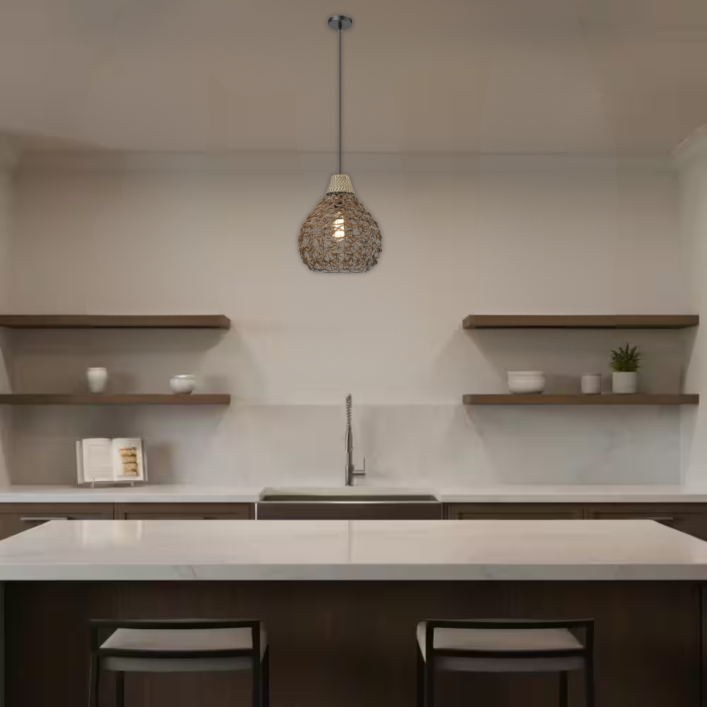 Whitehouse Lighting And Electrical Brightstar PEN852 Natural Pendant Light  Brightstar
