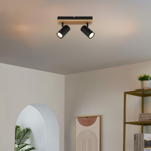 Brightstar S423/2 Wood Spotlight