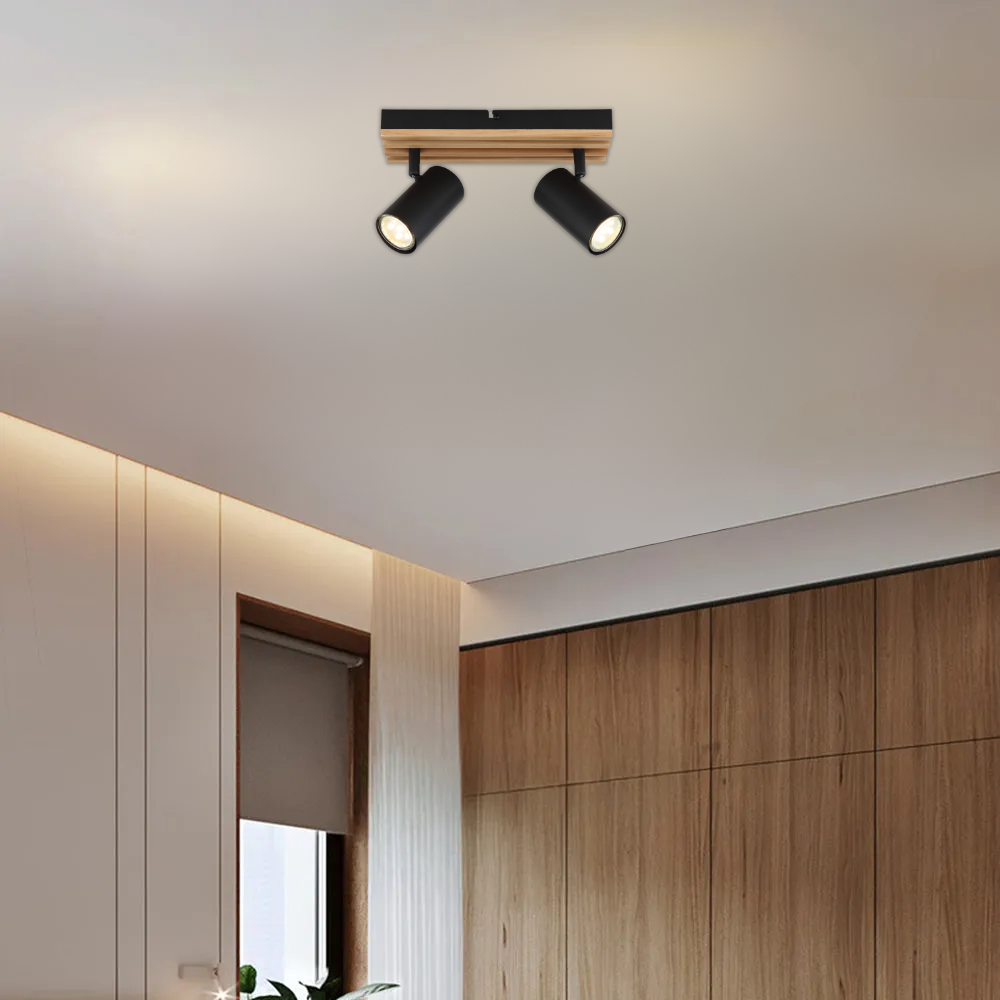 Whitehouse Lighting And Electrical Brightstar S423/2 Wood Spotlight  Brightstar