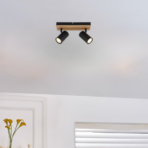 Brightstar S423/2 Wood Spotlight