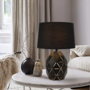 Brightstar TL099 Black Table Lamp