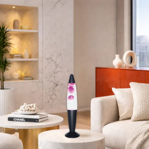 Brightstar TL111 Table Pink And Clear Lava Lamp