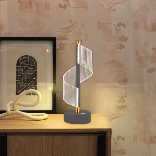 Whitehouse Lighting And Electrical Brightstar TL845 Grey Table Lamp  Brightstar