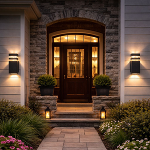 Flash GU10 IP54 Outdoor Wall Light