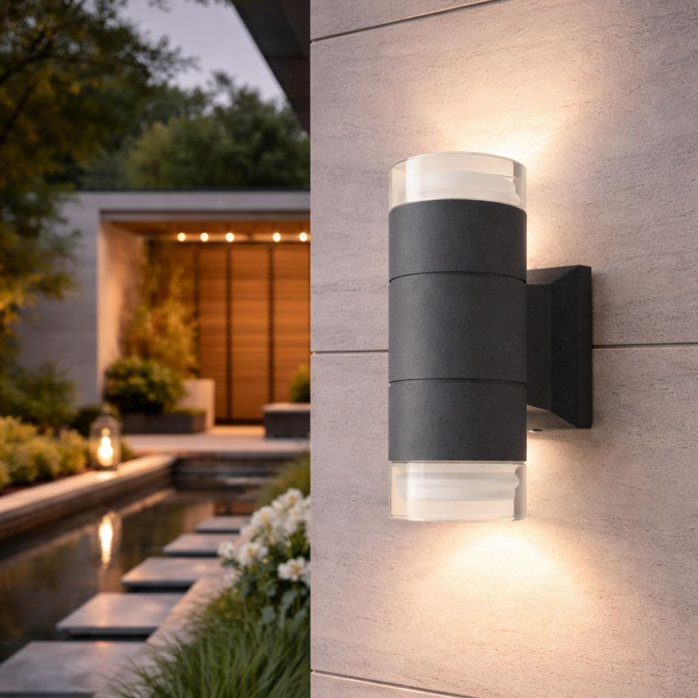Whitehouse Lighting And Electrical Flash Outdoor 2 Light Flute GU10 IP54  Flash™