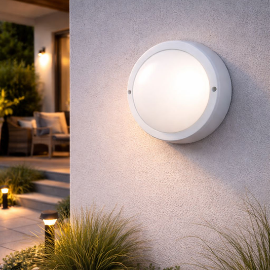 Whitehouse Lighting And Electrical Flash LED 10W IP65 4000K White Outdoor Bulkhead  Flash™