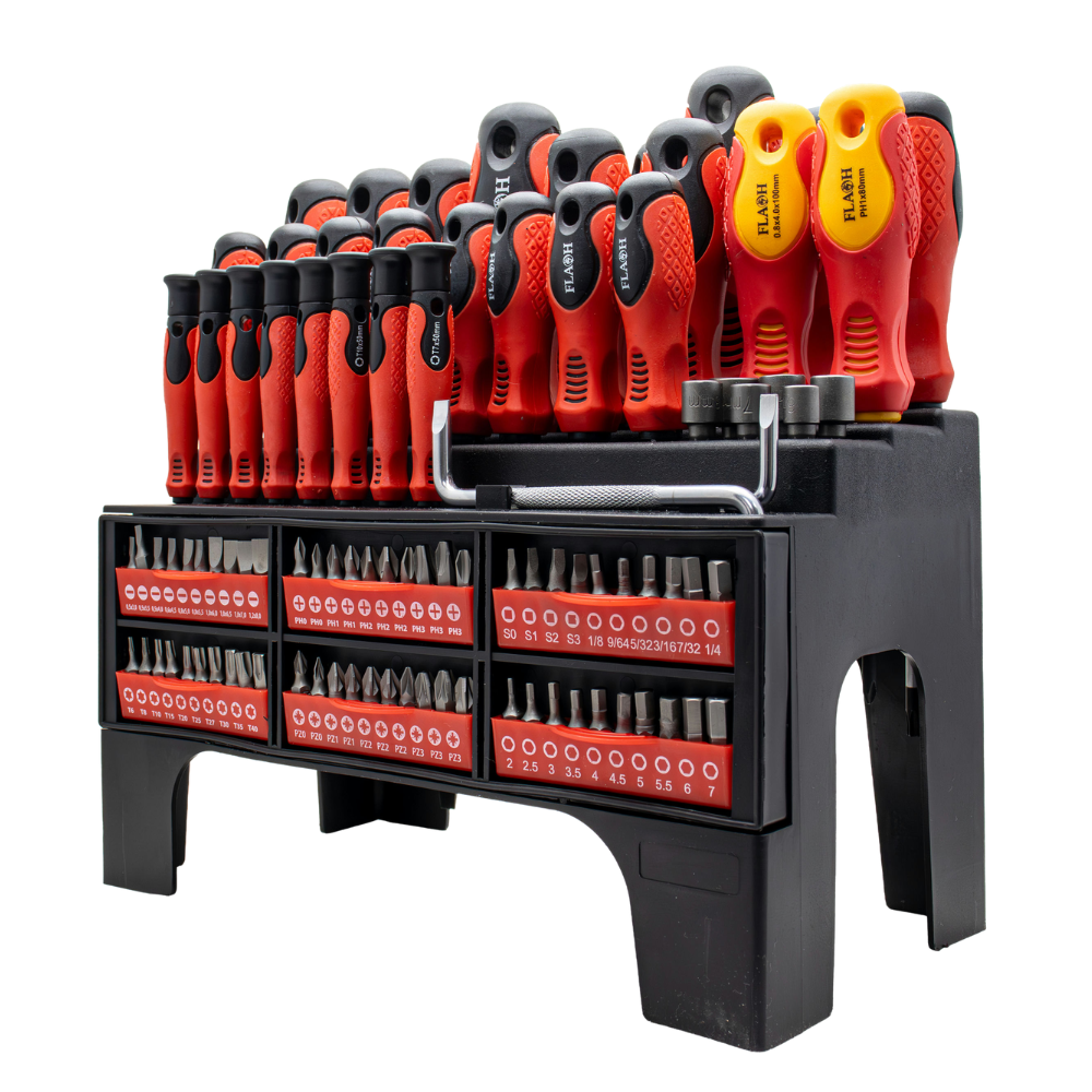Whitehouse Lighting And Electrical Flash 100 Piece XXL Screwdriver & Bit Set  Flash™