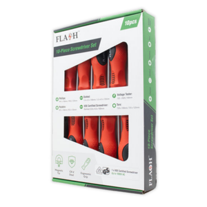 Flash 10 Piece Screwdriver Set