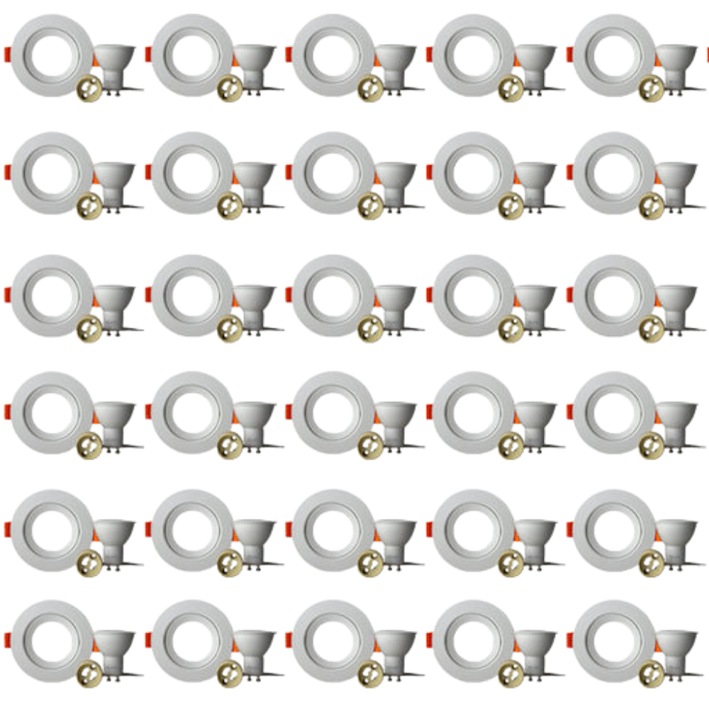 Whitehouse Lighting And Electrical Flash 30 Piece 3W 3-in-1 Downlight Kit 6000K  Flash™