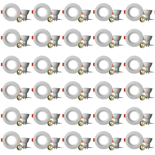 Whitehouse Lighting And Electrical Flash 30 Piece 3W 3-in-1 Downlight Kit 6000K  Flash™