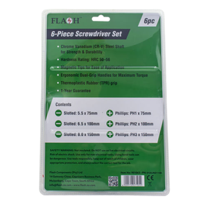 Flash 6 Piece Screwdriver Set