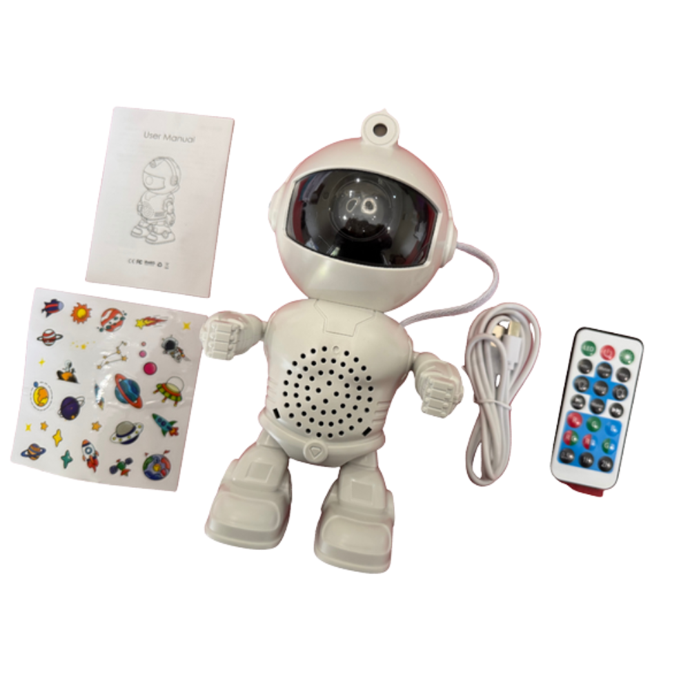 Whitehouse Lighting And Electrical White Astronaut Projector Light + Speaker  Whitehouse Lighting And Electrical