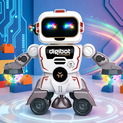 Whitehouse Lighting And Electrical Smart Rotating Robot With Lights And A Speaker  Whitehouse Lighting And Electrical