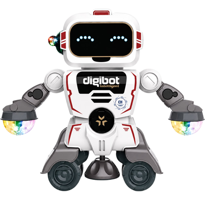 Whitehouse Lighting And Electrical Smart Rotating Robot With Lights And A Speaker  Whitehouse Lighting And Electrical