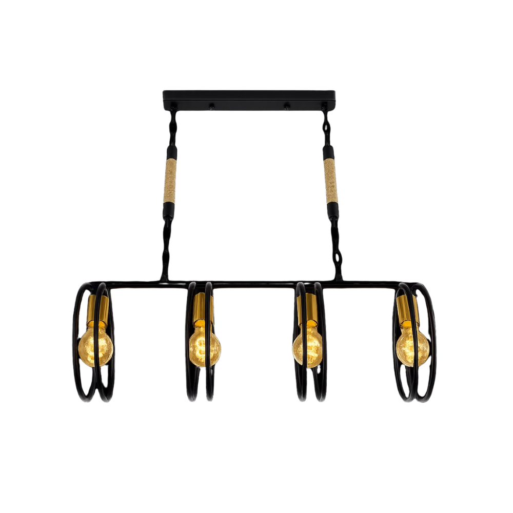 Whitehouse Lighting And Electrical CNGR 07749 Black & Gold E27 Pendant  CNGR