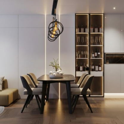 Whitehouse Lighting And Electrical CNGR 07749 Black & Gold E27 Pendant  CNGR