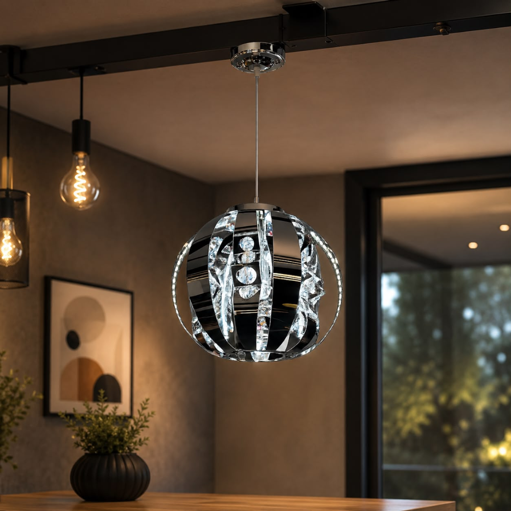 Whitehouse Lighting And Electrical CNGR 07816 Chrome LED Pendant E27  CNGR