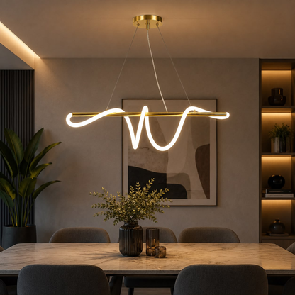 Whitehouse Lighting And Electrical CNGR 07829 6500K Gold LED Rope Pendant  CNGR