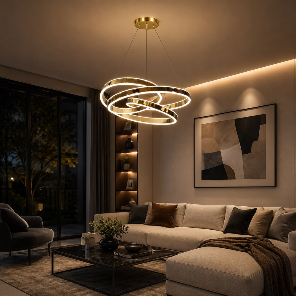 Whitehouse Lighting And Electrical CNGR 07894 Gold LED Pendant  CNGR