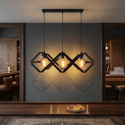 Whitehouse Lighting And Electrical CNGR 07969 07696 E27 Black Glass Pendant  CNGR