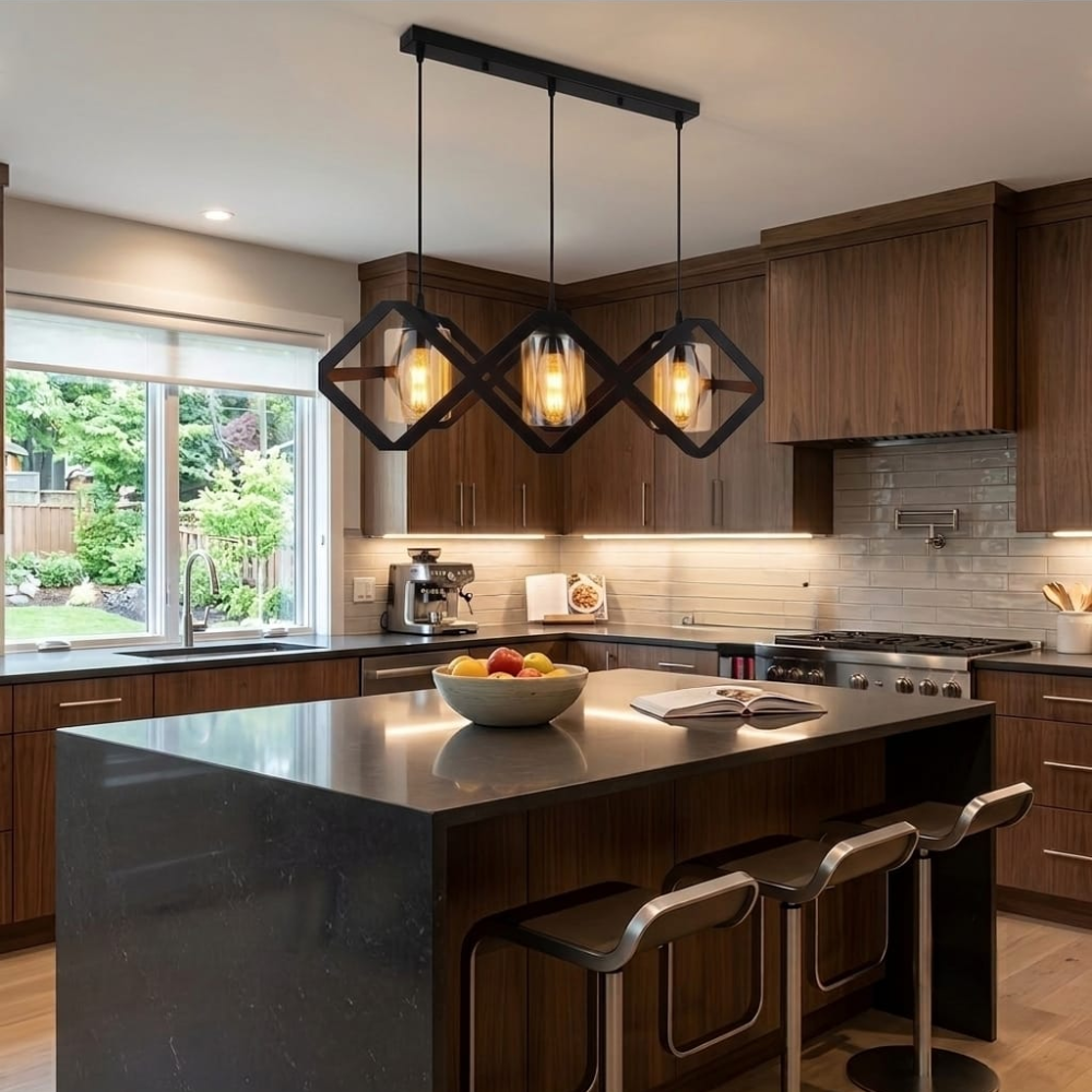 Whitehouse Lighting And Electrical CNGR 07969 07696 E27 Black Glass Pendant  CNGR