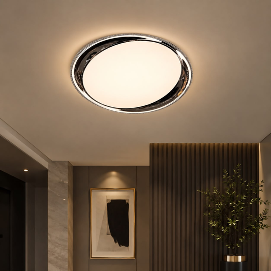 Whitehouse Lighting And Electrical CNGR 11182 Chrome LED Ceiling Lamp CCT  CNGR