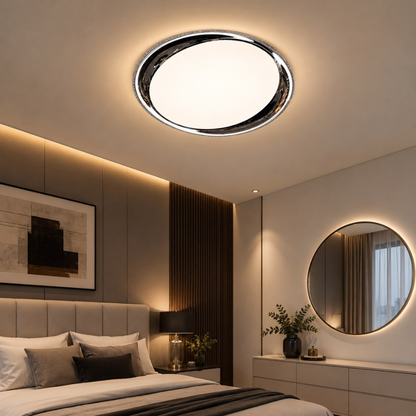 Whitehouse Lighting And Electrical CNGR 11182 Chrome LED Ceiling Lamp CCT  CNGR
