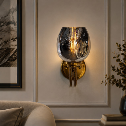 Whitehouse Lighting And Electrical CNGR 12114 E27 Gold Indoor Wall Lamp  CNGR