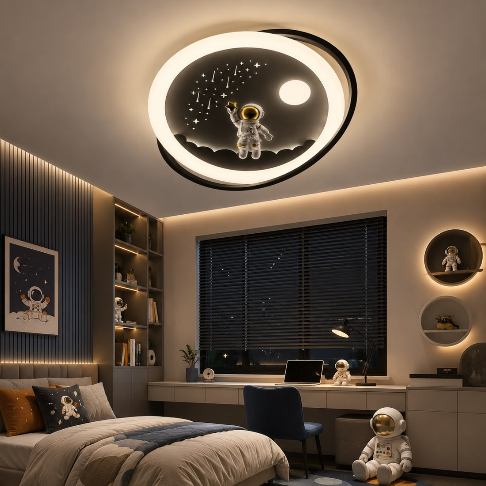Whitehouse Lighting And Electrical CNGR 17021 LED Astronaut Ceiling Lamp CCT  CNGR