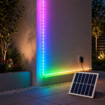 Whitehouse Lighting And Electrical CNGR 19133 IP65 Solar Strip Light 10M W  CNGR