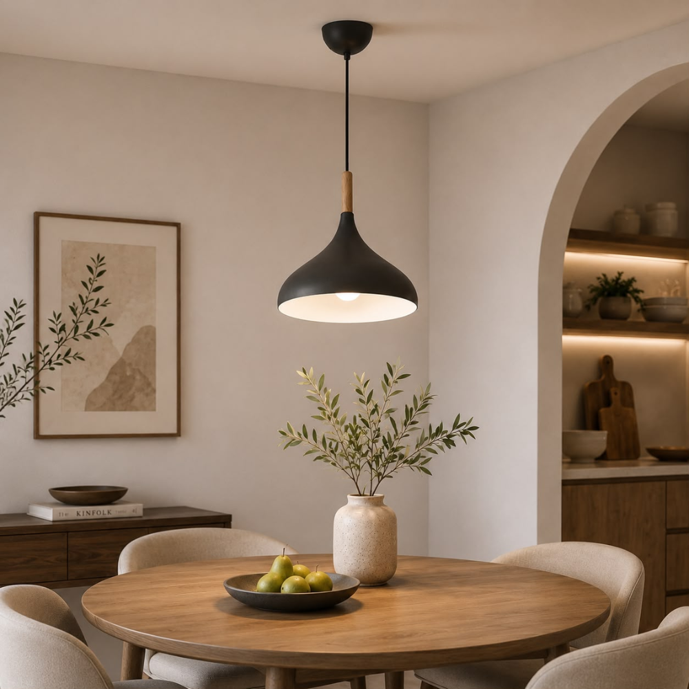 WHL&E 6009/320 Grey And White Pendant Light alternate product view