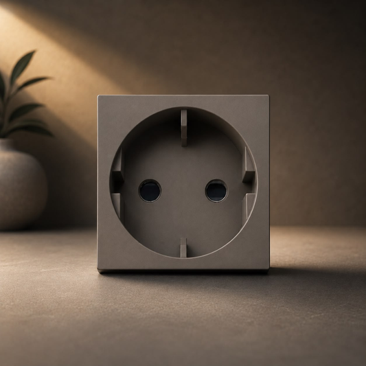 Onesto Matrix Single Schuko Module Black Socket alternate product view