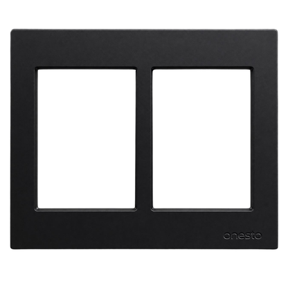 Onesto Matrix 4x4 2 Lever Vertical Black Yoke product image on white background