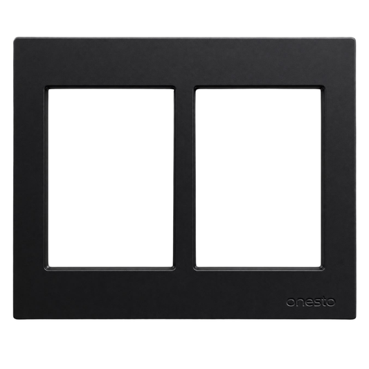 Onesto Matrix 4x4 2 Lever Vertical Black Yoke product image on white background