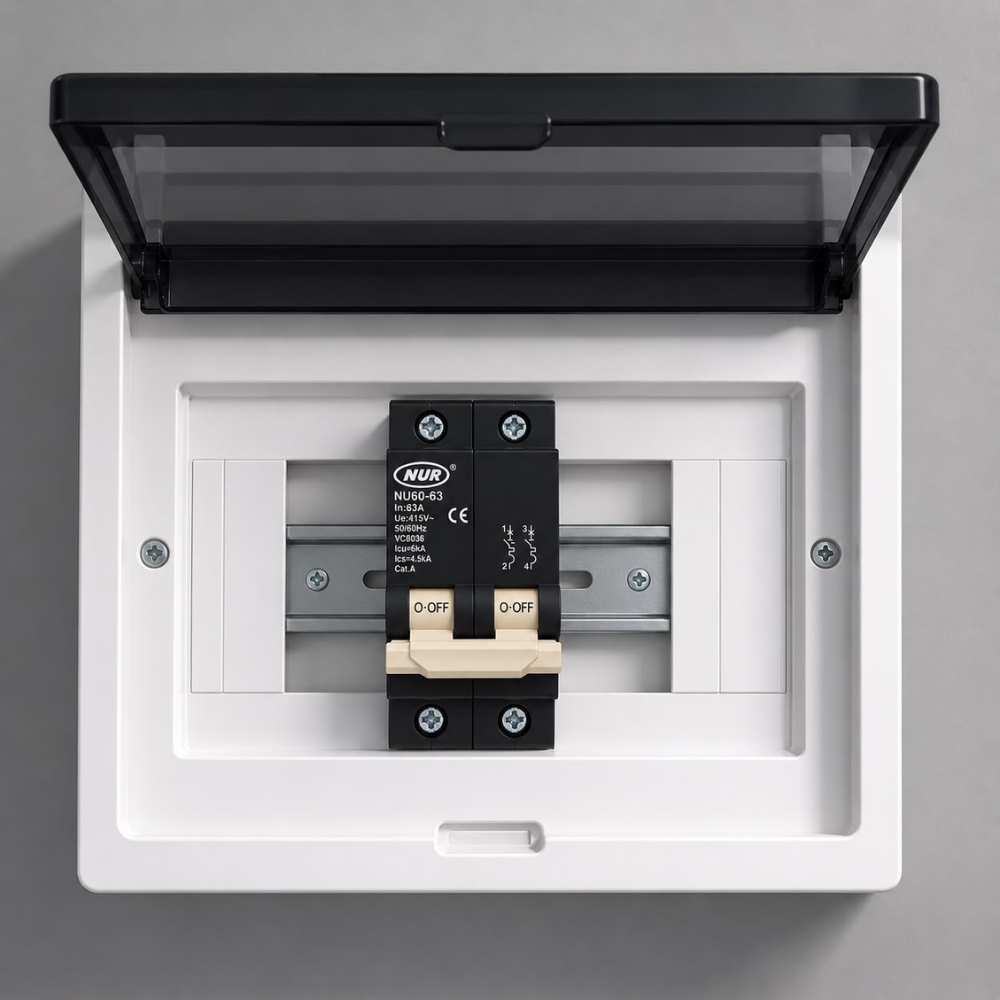 Whitehouse Lighting And Electrical NUR 63A 2 Pole 6kA Samite Circuit Breaker  NUR