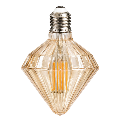 Whitehouse Lighting And Electrical WHL&E 4W G95 E27 Diamond Tungsten Filament Bulb  Whitehouse Lighting And Electrical