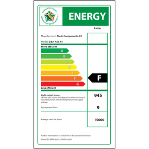 Flash 9W E27 A60 3000K Opal Bulb